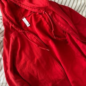 AMERICAN APPAREL FLEECE ZIP-UP HOODIE